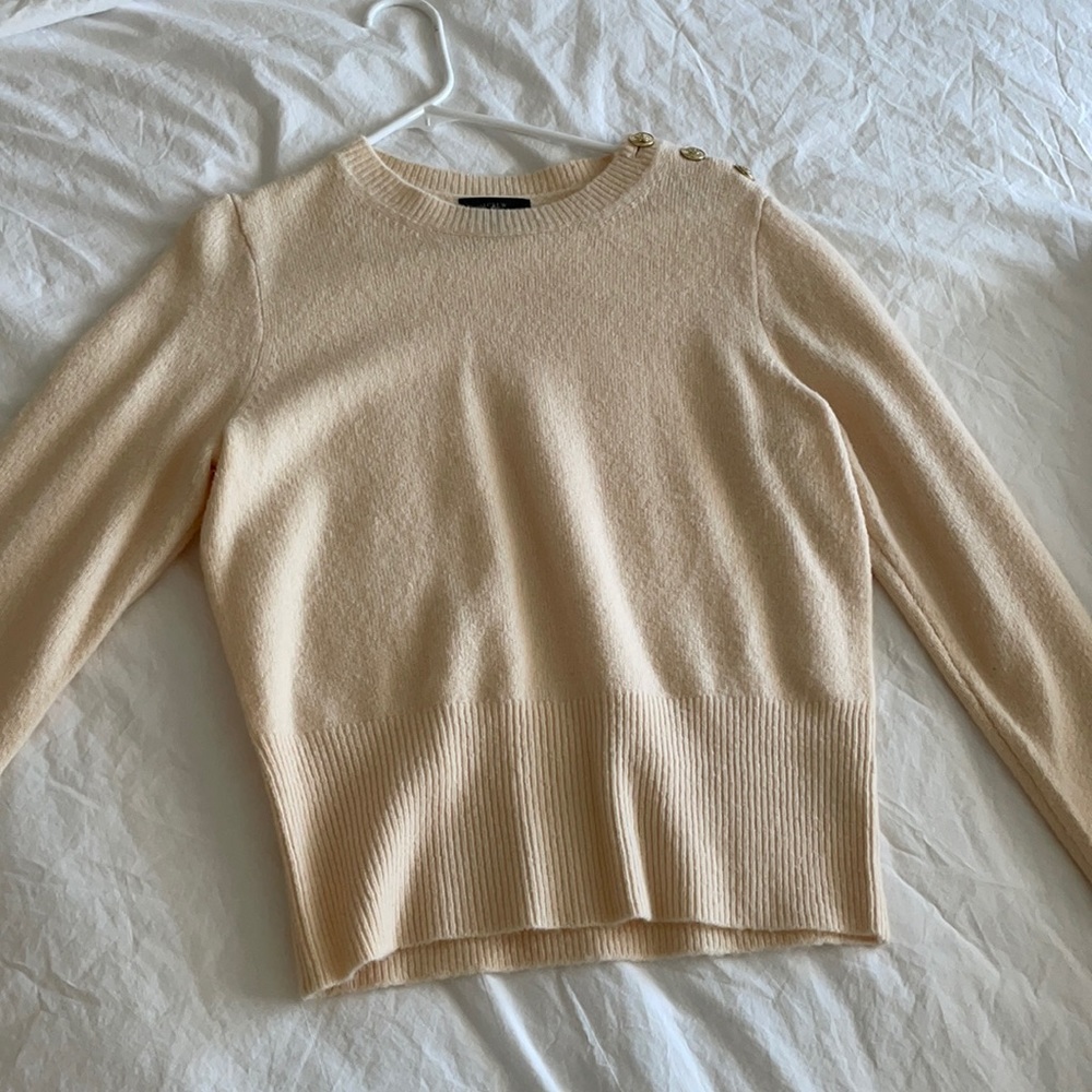 Cream color JCrew Sweater